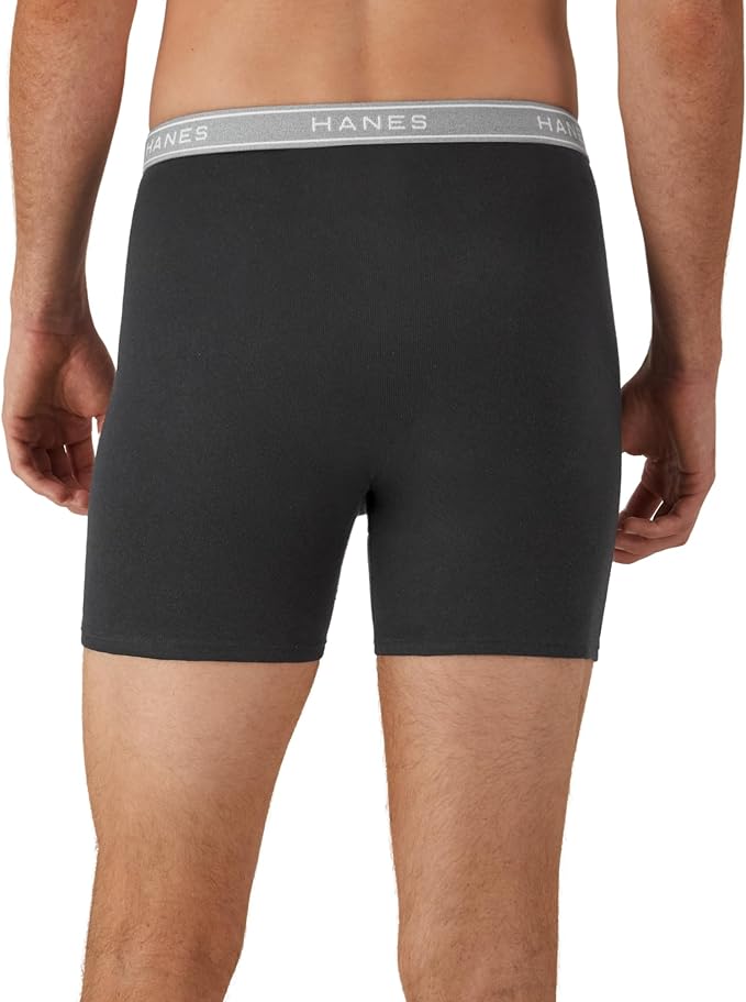 Men's Boxer Briefs, Cool Dri Moisture-Wicking Underwear, Cotton No-Ride-up for Men, Multi-Packs