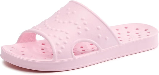 Shower Shoes for Women Men with Arch Support Quick Drying Pool Slides Lightweight Beach Sandals with Drain Holes